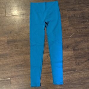 SKIMS High-Waist Leggings in Teal Blue